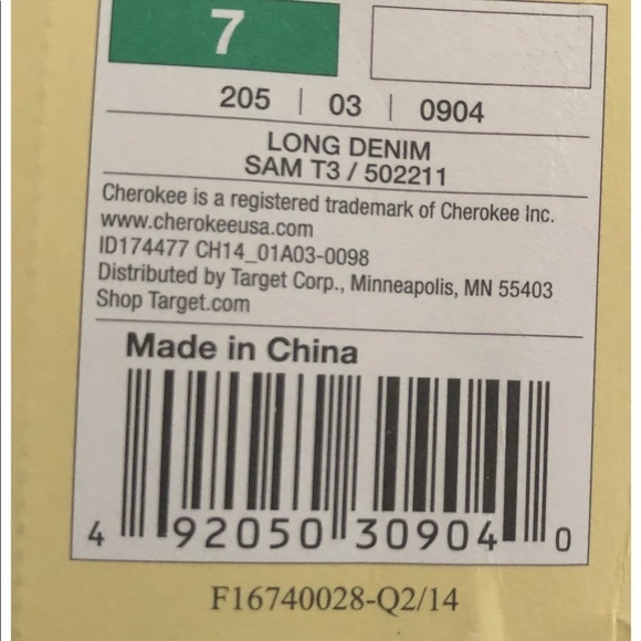 Cherokee long denim jeans / jeggings - Picture 4 of 6